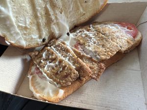 Poor excuse for a BLT  at On The Bus in Milwaukee