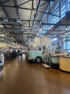 Inside the market where they’re located, easy to find  at On The Bus in Milwaukee