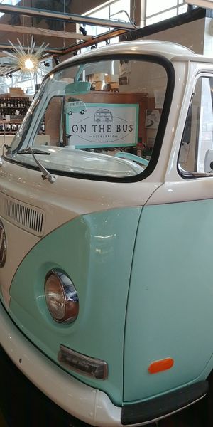 Booth inside market at On The Bus in Milwaukee