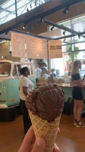 Vegan ice cream  at On The Bus in Milwaukee