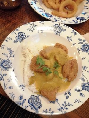 New katsu curry at The Lord Rosebery in Scarborough