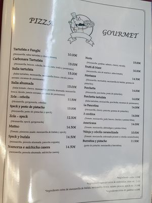  at Osteria Da Ralph Pizzeria in Almeria