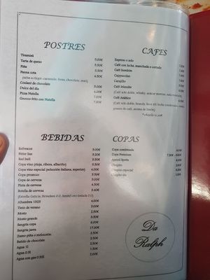  at Osteria Da Ralph Pizzeria in Almeria