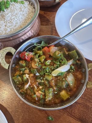 Bhindi Bahar  at Durbar Bistro in Winter Park