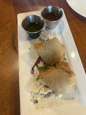 Samosas  at Durbar Bistro in Winter Park