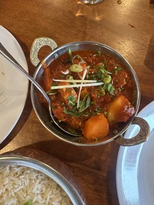 Jackfruit vindaloo   at Durbar Bistro in Winter Park