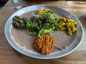 Veggie Platter at Moya in San Francisco