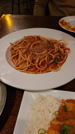 Pasta Marinara at Tapas 177 in Rochester