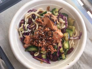 One of the bowls (sorry, I don’t remember which one 😅)  at The Burger Cafe in Tenerife