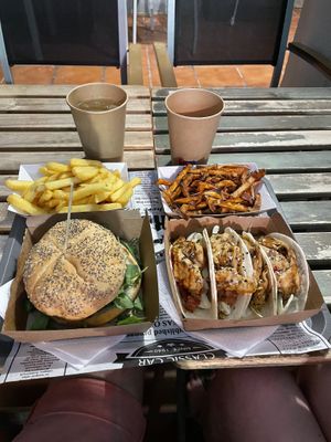   at The Burger Cafe in Tenerife