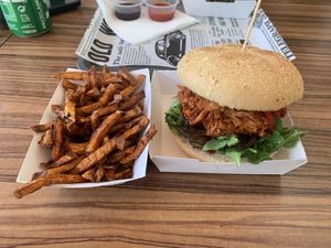   at The Burger Cafe in Tenerife