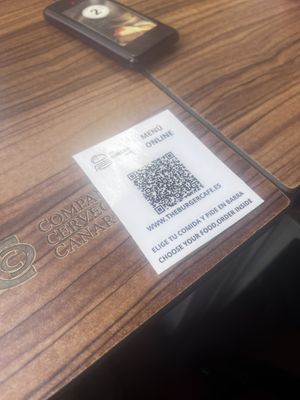   at The Burger Cafe in Tenerife