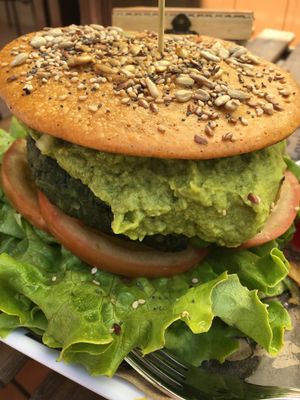 Greenpeas at The Burger Cafe in Tenerife