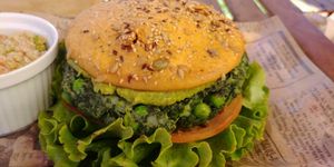 burguer at The Burger Cafe in Tenerife