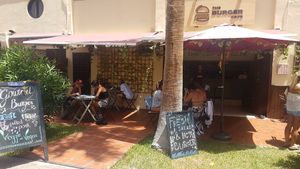 The restaurant at The Burger Cafe in Tenerife