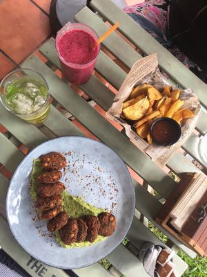 Amazing falafel!! at The Burger Cafe in Tenerife