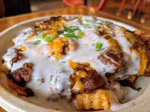 Vegan Chili Cheese Fries at Next Level Burger - Roosevelt in Seattle