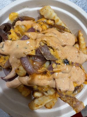 special style fries  at Next Level Burger - Roosevelt in Seattle