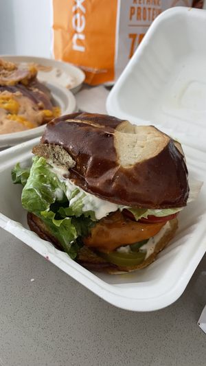 Ghost pepper popper burger  at Next Level Burger - Roosevelt in Seattle