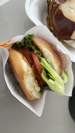 Fire chik’n burger   at Next Level Burger - Roosevelt in Seattle