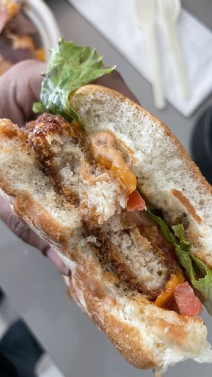 Fire chik’n burger 11/10  at Next Level Burger - Roosevelt in Seattle