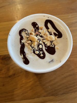 Peanut butter cup shake   at Next Level Burger - Roosevelt in Seattle