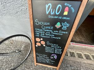 sign at Duo - Sicilian Ice Cream in Berlin