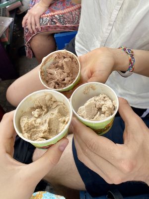 Haselnuss - Walnuss - Nuss Nugat   at Duo - Sicilian Ice Cream in Berlin