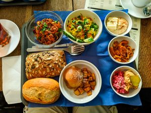 My weekend vegan brunch meal at Cafe Morgenrot at Cafe Morgenrot in Berlin