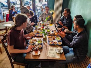 Inside of Cafe Morgenrot at Cafe Morgenrot in Berlin