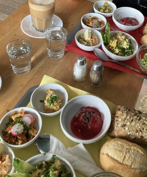   at Cafe Morgenrot in Berlin