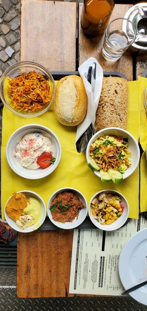 Set lunch, 12 Euros at Cafe Morgenrot in Berlin