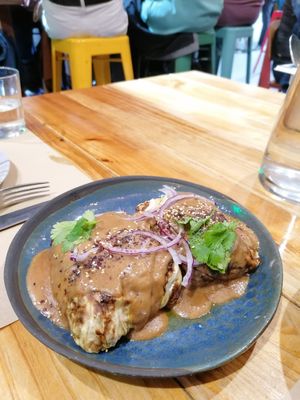 Col con nogada at Vegicano in Madrid