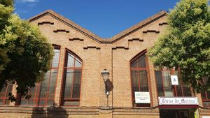 Old Market. Outside at Vegicano in Madrid