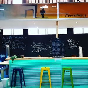 Inside the market at Vegicano in Madrid