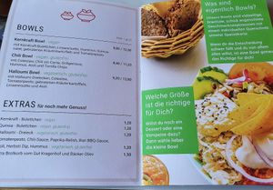 Menu bowls at Herbstapfel in Kassel