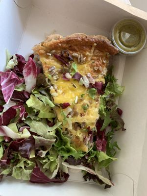 Slana pita (Quiche) at Barbarella Juicebar in Ljubljana