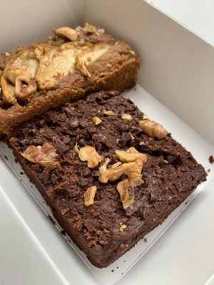 Chestnut brownie at Barbarella Juicebar in Ljubljana