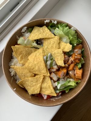 Taco bowl at Barbarella Juicebar in Ljubljana