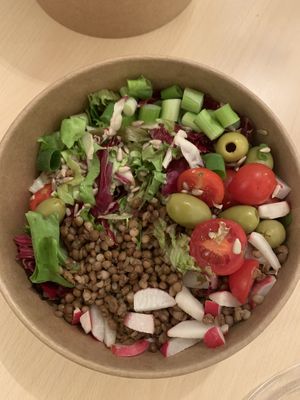 Protein salad  at Barbarella Juicebar in Ljubljana