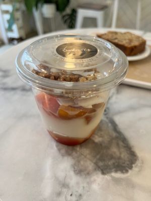 Yogurt pot at Barbarella Juicebar in Ljubljana