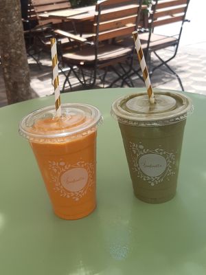 Smoothies at Barbarella Juicebar in Ljubljana