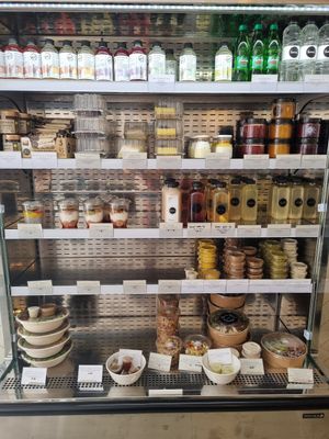 Selection at Barbarella Juicebar in Ljubljana