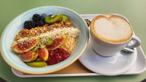 Oat Breakfast Bowl at Barbarella Juicebar in Ljubljana