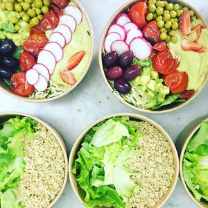 Detox Pesto Bowl at Barbarella Juicebar in Ljubljana