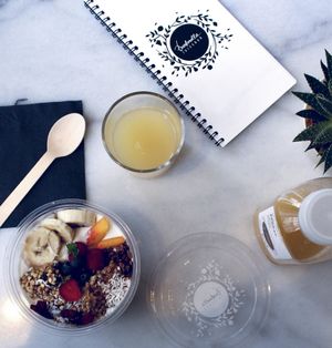 Vegan Yoghurt Bowl at Barbarella Juicebar in Ljubljana