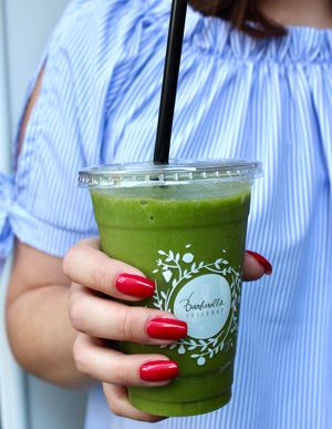 Green Detox Smoothie at Barbarella Juicebar in Ljubljana