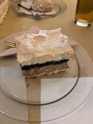 Permurska cake, yum! at Barbarella Juicebar in Ljubljana