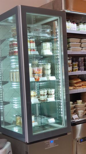 Vegan desserts at Barbarella Juicebar in Ljubljana