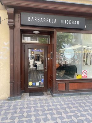   at Barbarella Juicebar in Ljubljana
